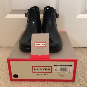 Black Hunter ankle rain boots